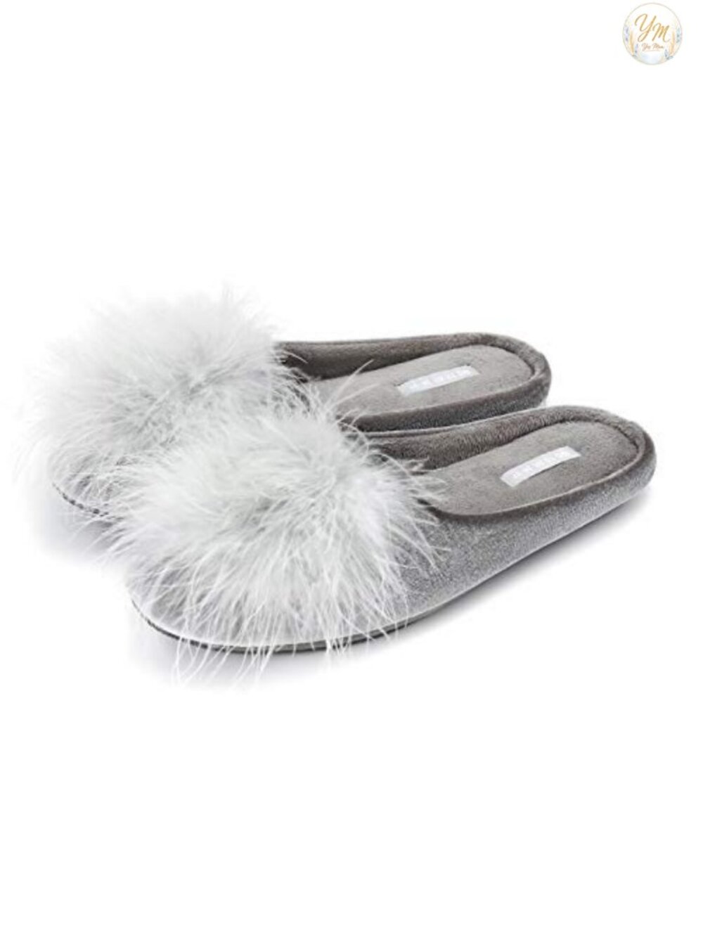 Women's Fuzzy Velvet Memory Foam House Slippers Non-Slip Cozy Fluffy